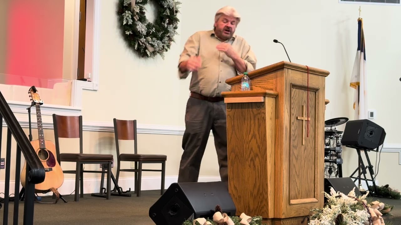 Gordon Boring teaching Sunday School.   CFFWBC. /. 1-4-26