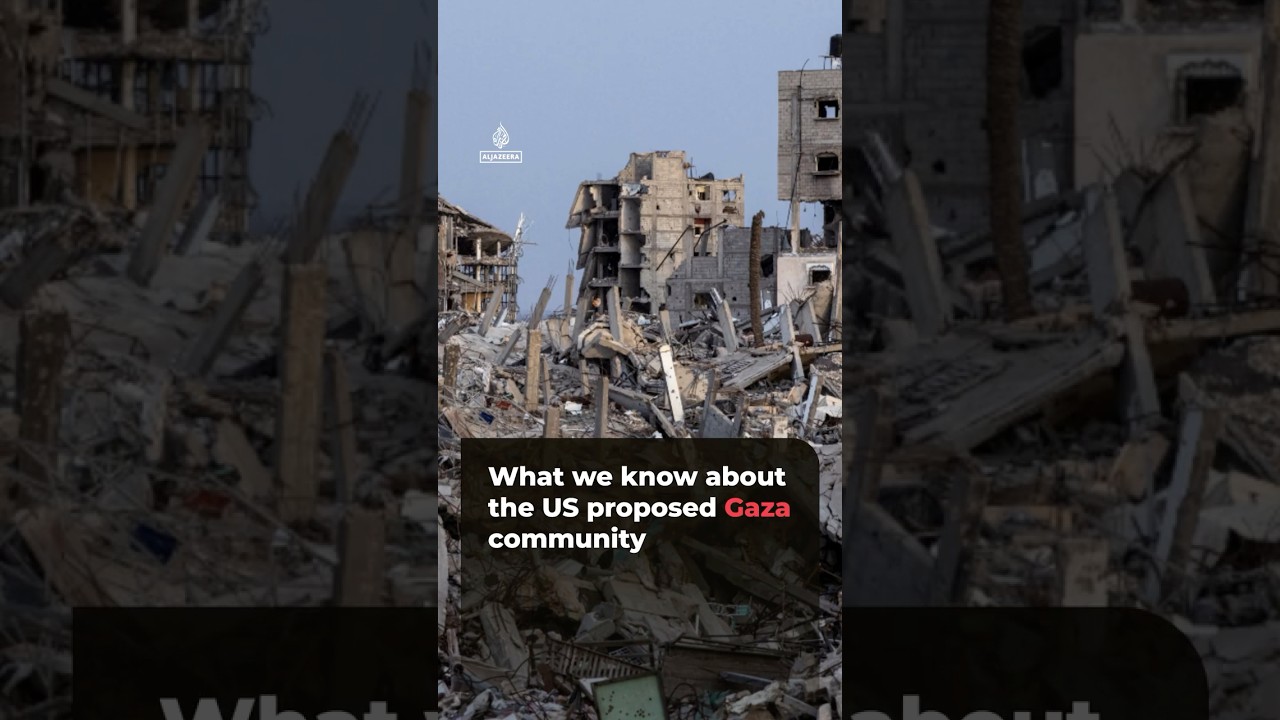 What we know about the US-proposed Gaza community | AJ #shorts