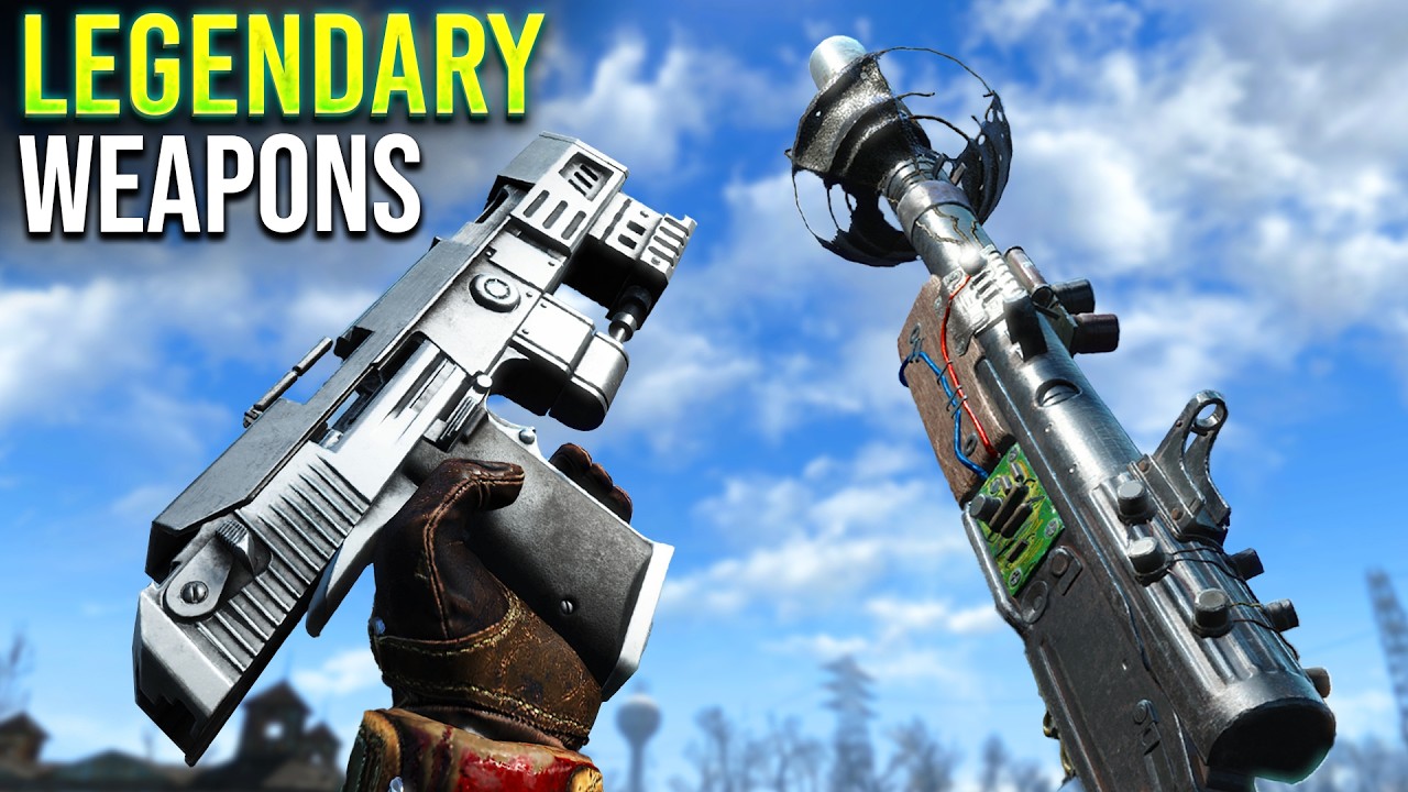 Top 10 Best Legendary Unique Weapons in Fallout 4
