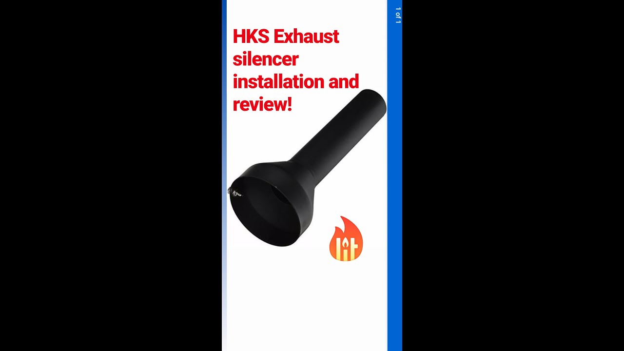 HKS Silencer Installation and Review