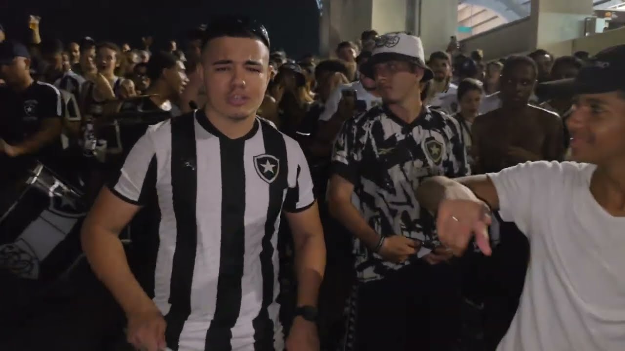 Botafogo 2x0 Nac. Potosi, torcida vai a loucura!