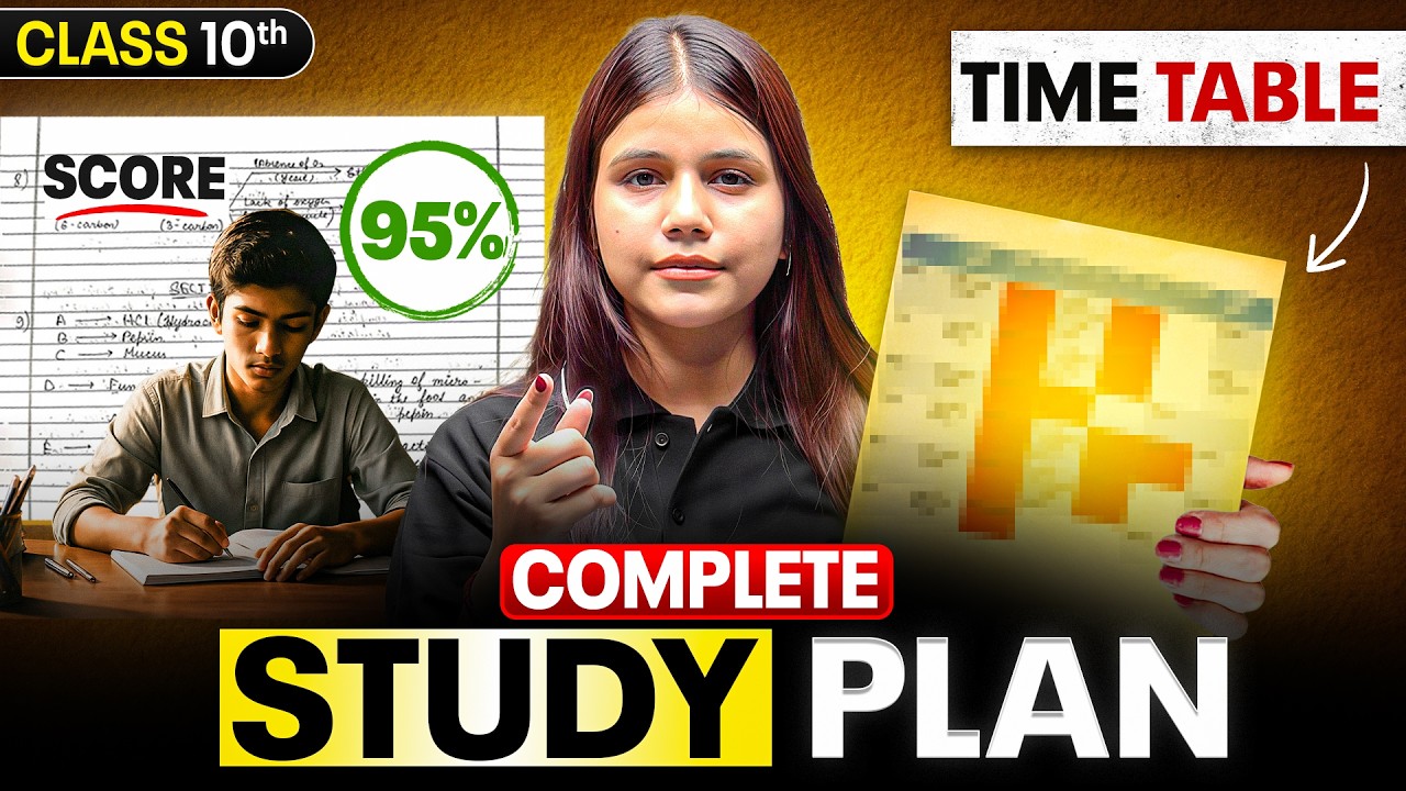 NIOS Class 10th Complete Study Plan 🔥 | 95% Score Time Table
