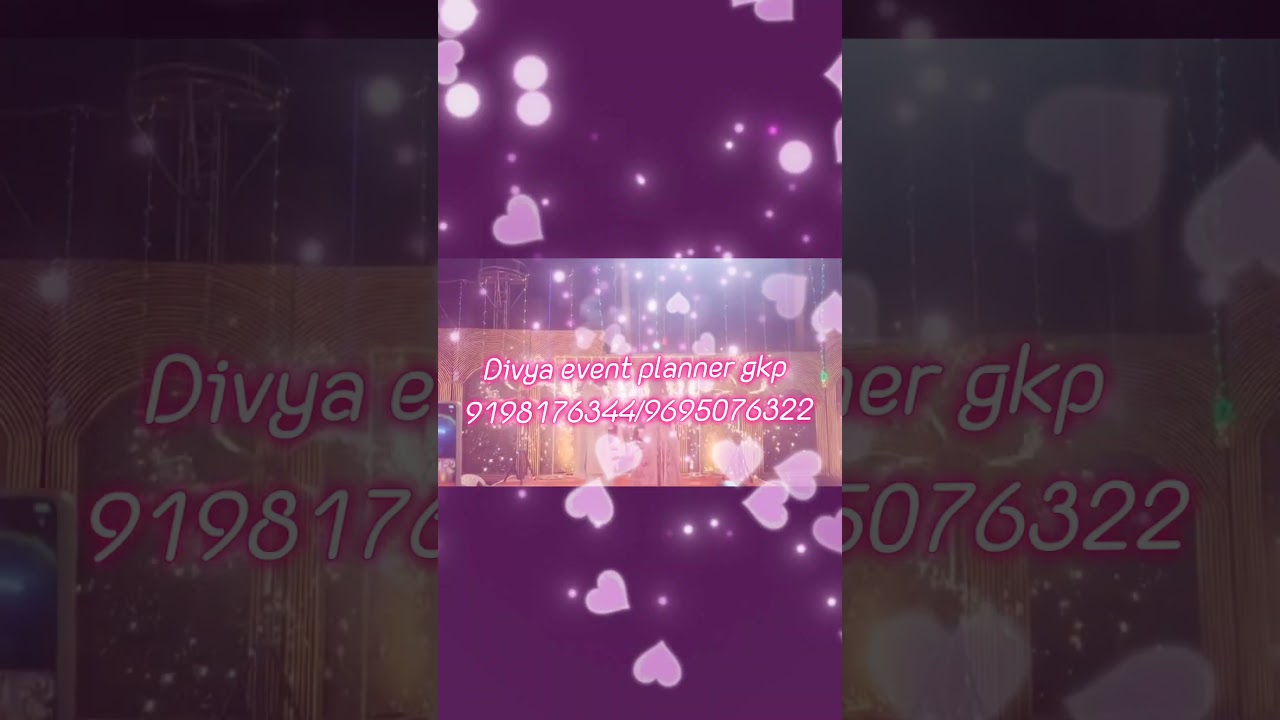 Divya event planner gkp 9198176344/9695076322