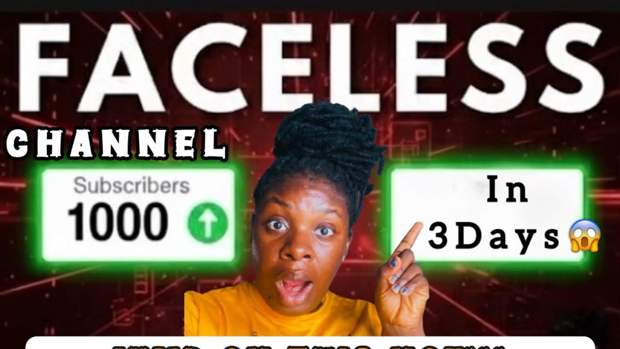 🔥 No Face = 1,000 Subs?! How to Grow Your  Faceless Channel FAST🚀