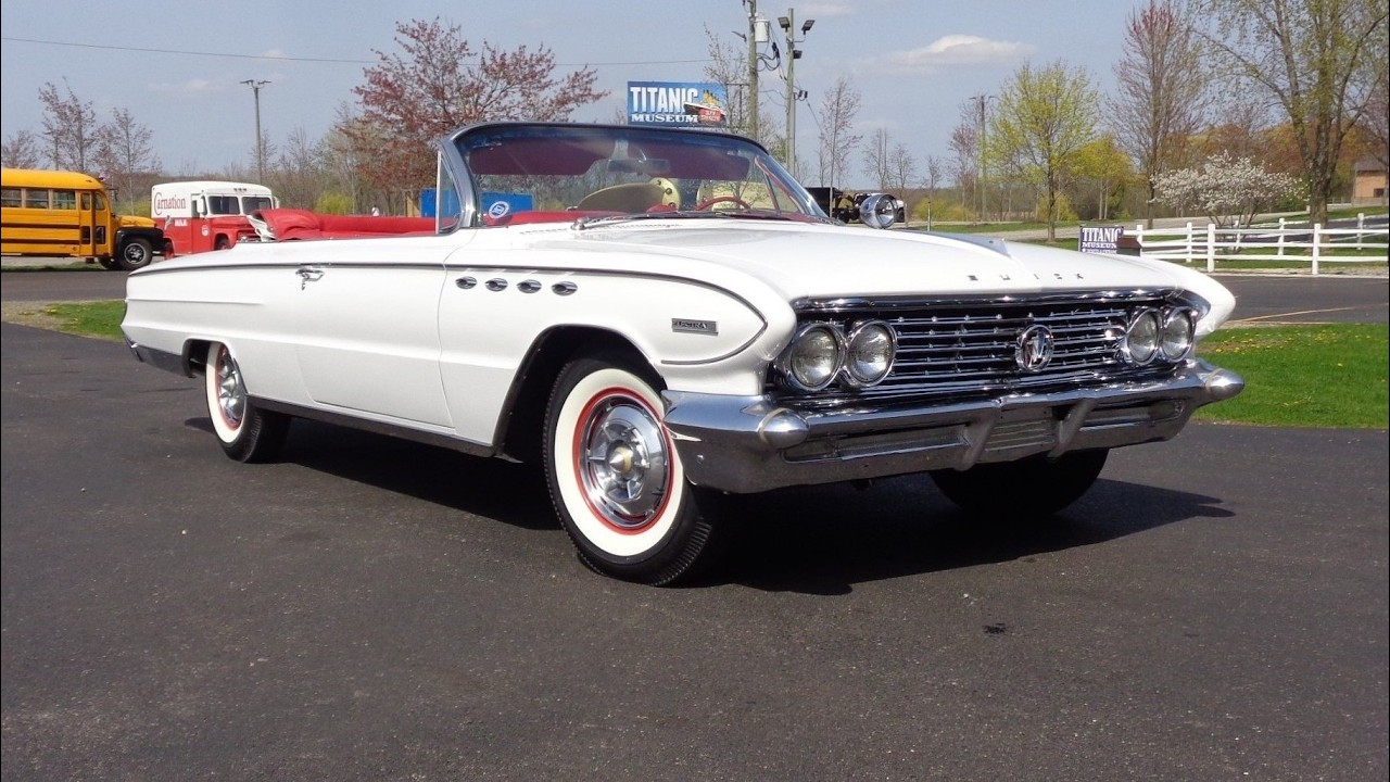 1961 Buick Electra 225 Convertible in White & Ride on My Car Story with Lou Costabile