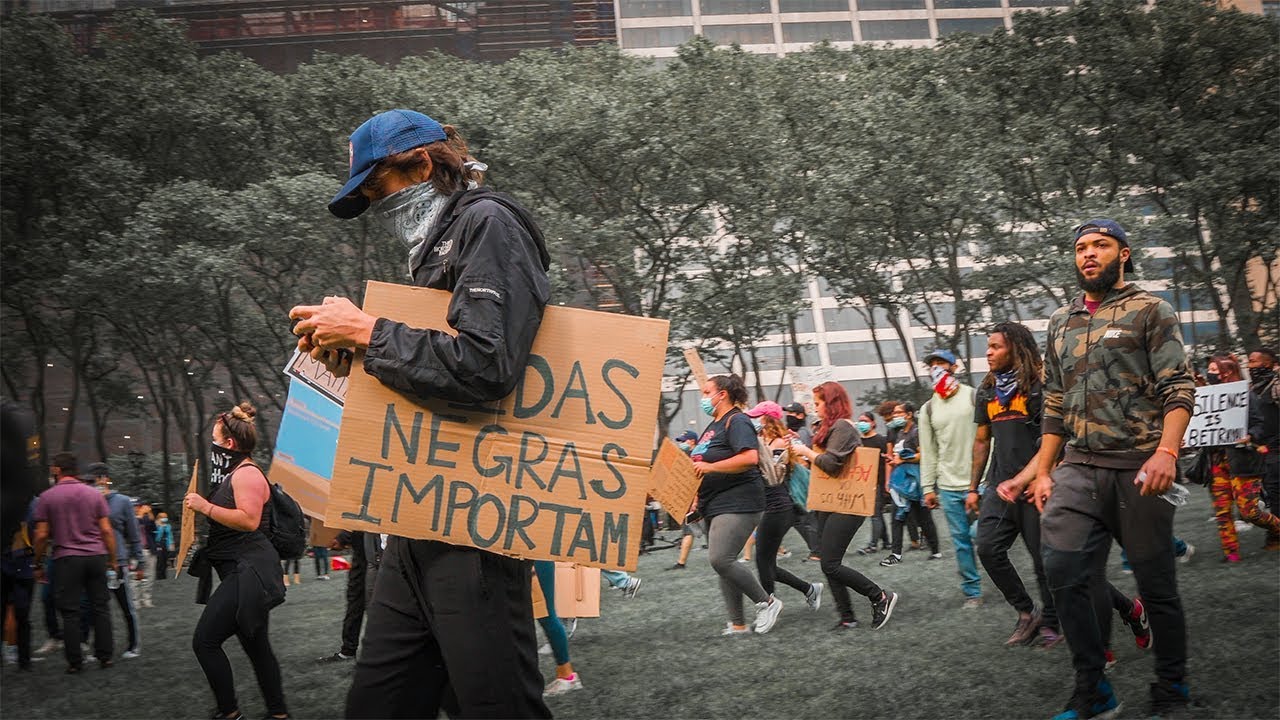 Os PROTESTOS EM Nova York & as Lojas DEPREDADAS