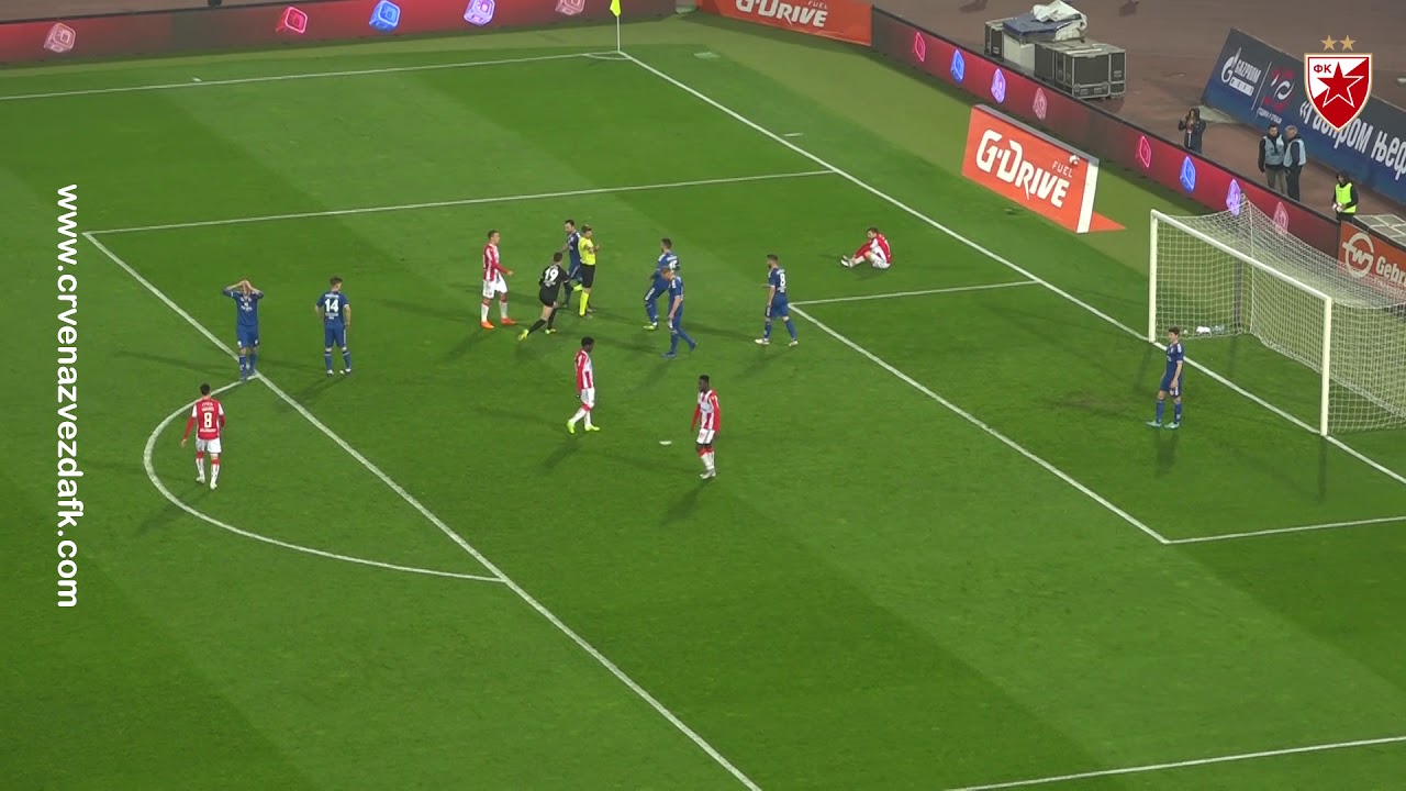 Crvena zvezda - Radnički Niš 3:0, highlights
