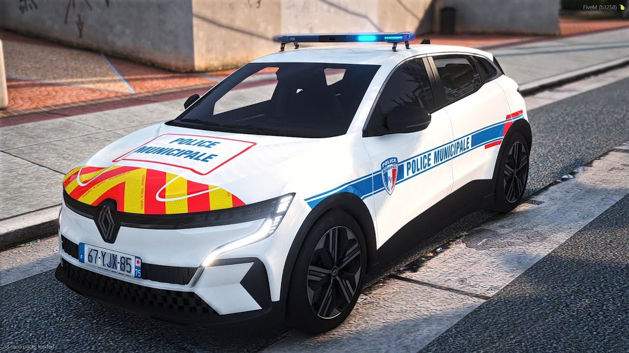 [GTA 5] NOUVELLE RENAULT MEGANE ETECH POUR LA POLICE MUNICIPALE🚔| LSPDFR 