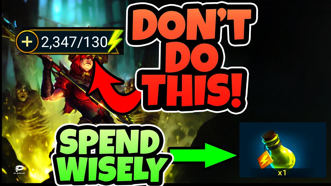 Raid Shadow Legends Energy Tips | Tips to Spending Energy in Raid | This is How to Best Spend Energy