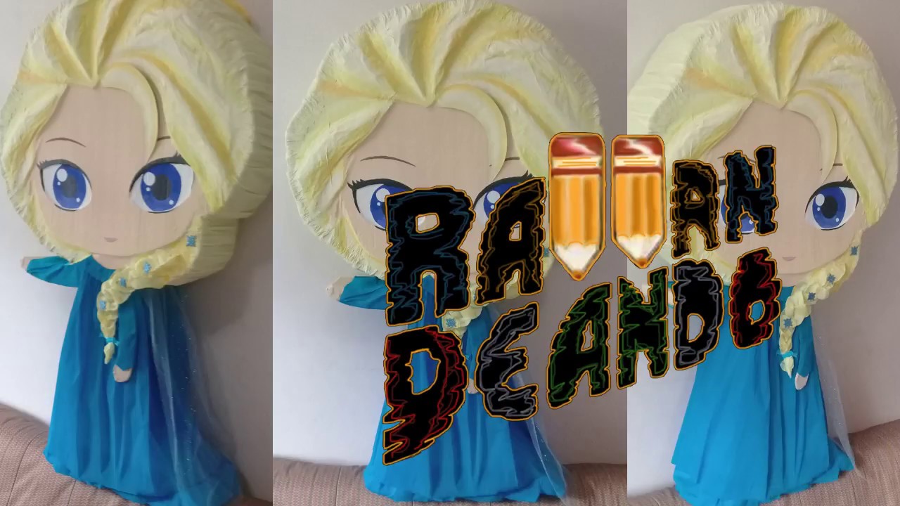 Piñata de Frozen paso a paso Part 3/ how to make reliefs on pinatas Part 3