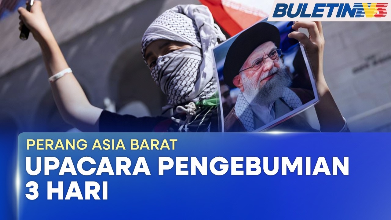 PERANG ASIA BARAT | Upacara Pengebumian Negara Buat Ayatollah Ali Khamenei (BU)