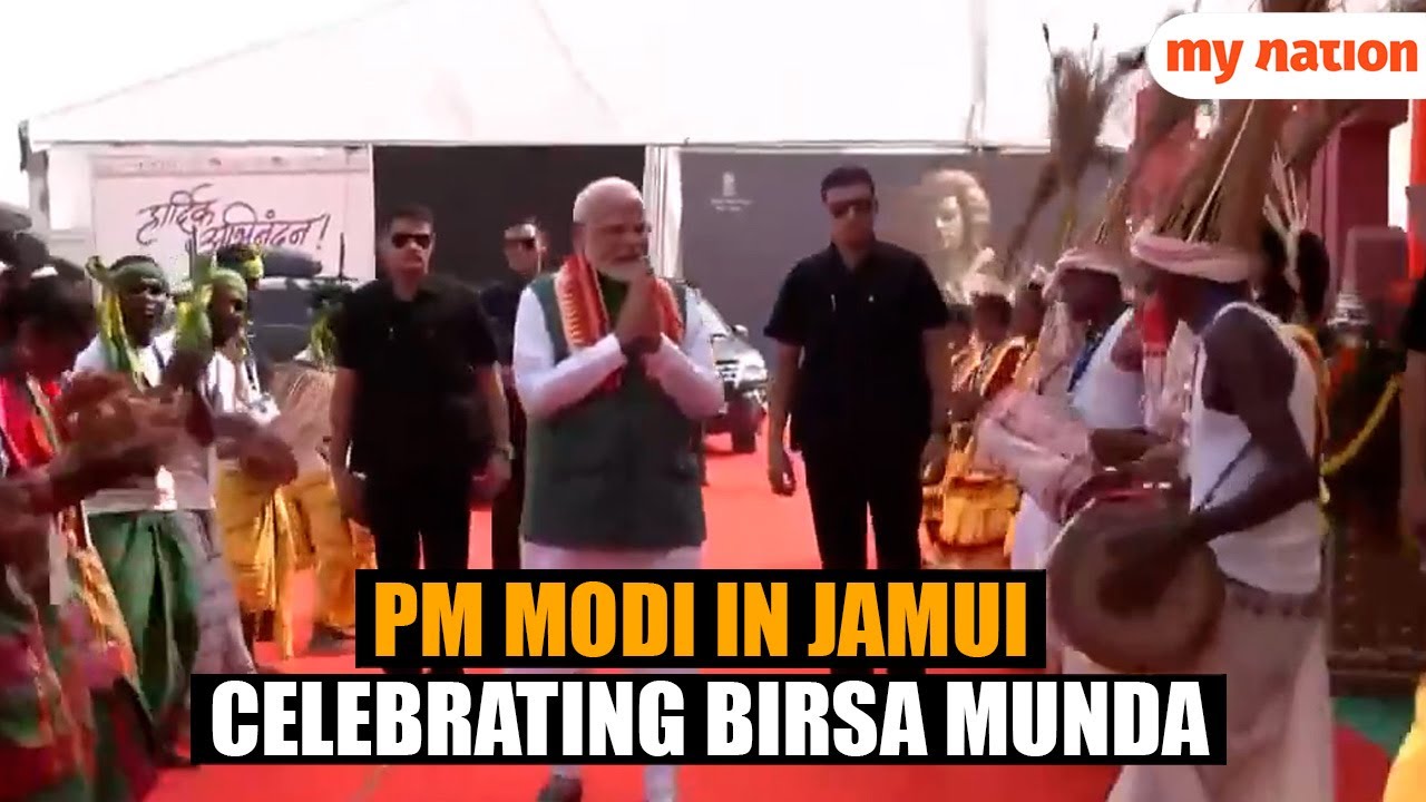 PM Modi Celebrates 150th Birth Anniversary of Birsa Munda in Jamui!