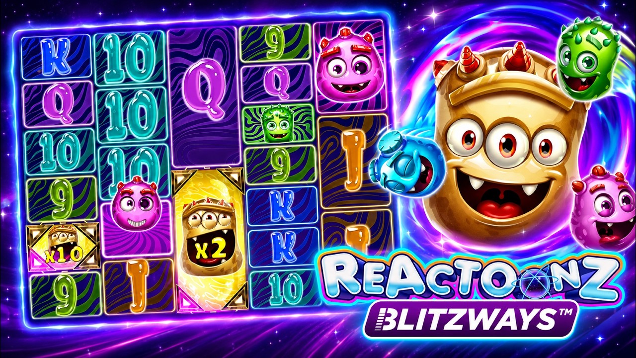 Reactoonz Blitzways | Bonus Feature | Free Spins | Play'n GO | Demo