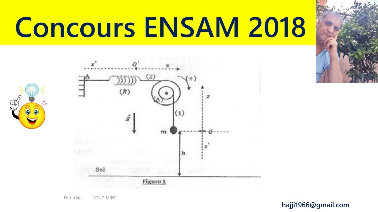 concours ENSAM 2018 (mécanique)