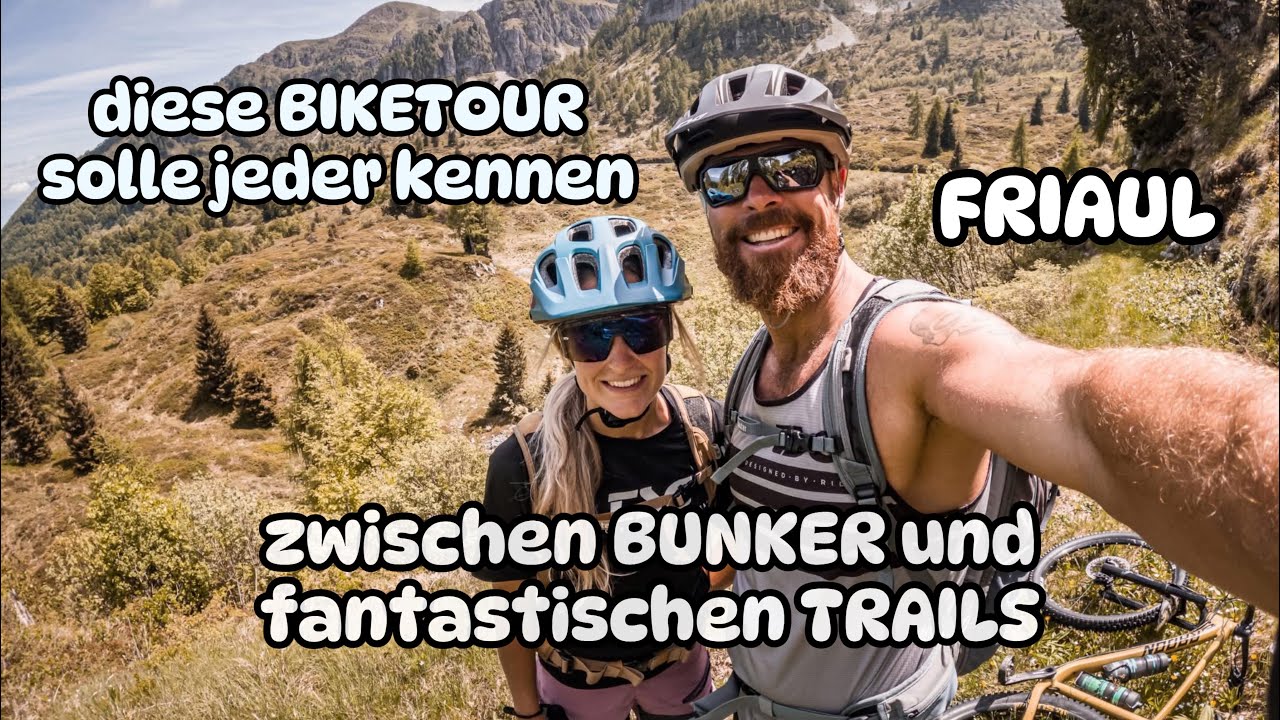 Diese BIKETOUR sollte jeder kennen- zwischen BUNKER und fantastischen TRAILS mitten in FRIAUL