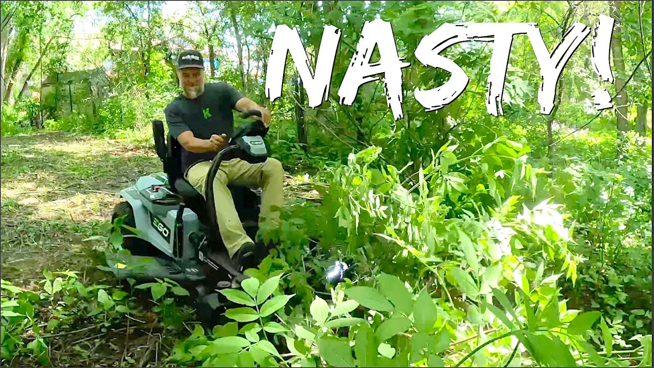 New MOWER- NASTY mess!   4K