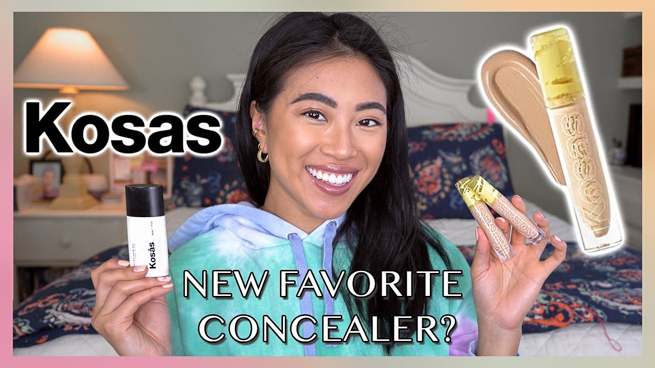 FULL FACE OF KOSAS MAKEUP // NEW Revealer Concealer Review + Wear Test!