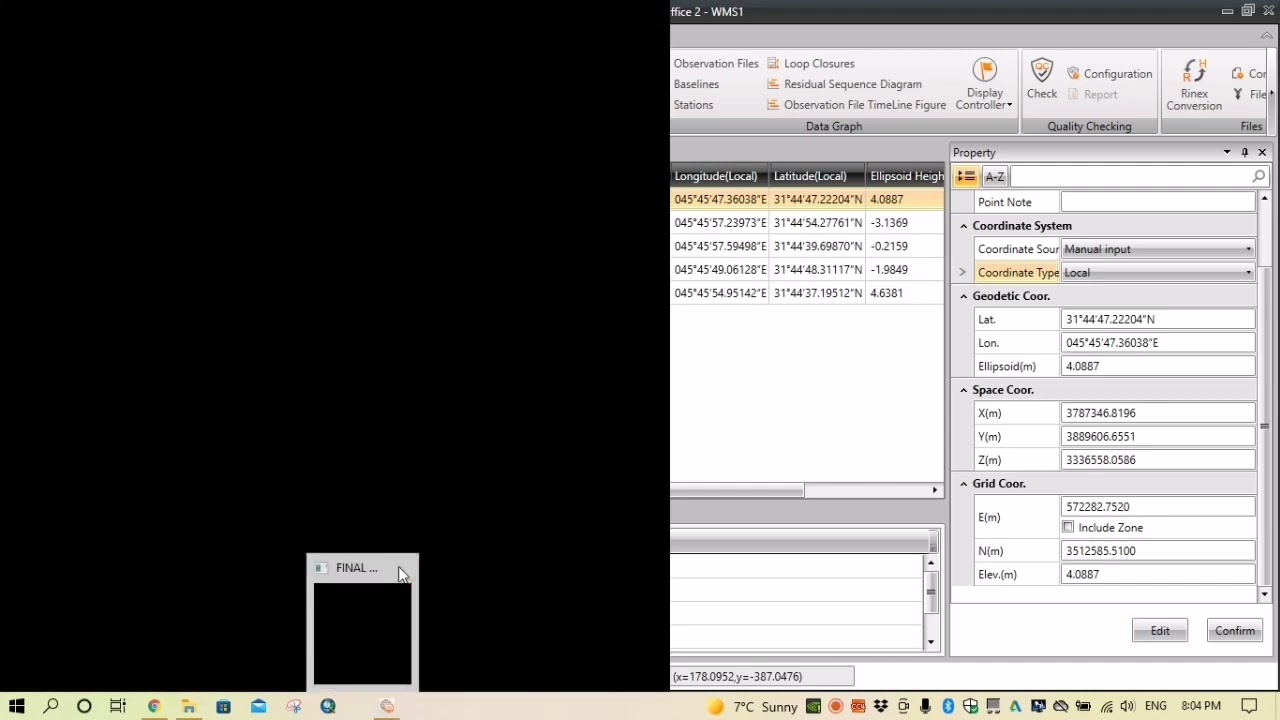 GNSS Data processing  CGO2 Arabic Tutorial