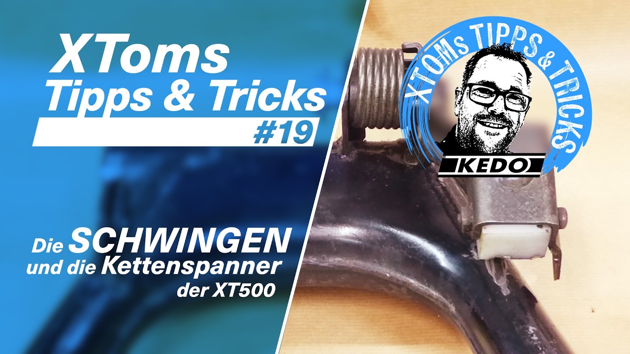 XToms Tipps & Tricks #19 - XT500 Schwingen und Kettenspanner