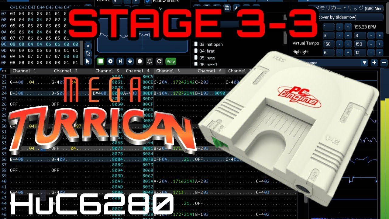 [Furnace] Mega Turrican Stage 3-3 Theme PC Engine Remix