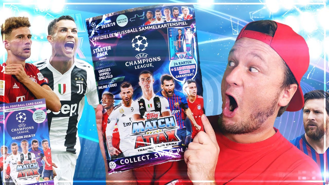 Match Attax MEGA STARTER PACK 2018/19 Champions League + BLISTER
