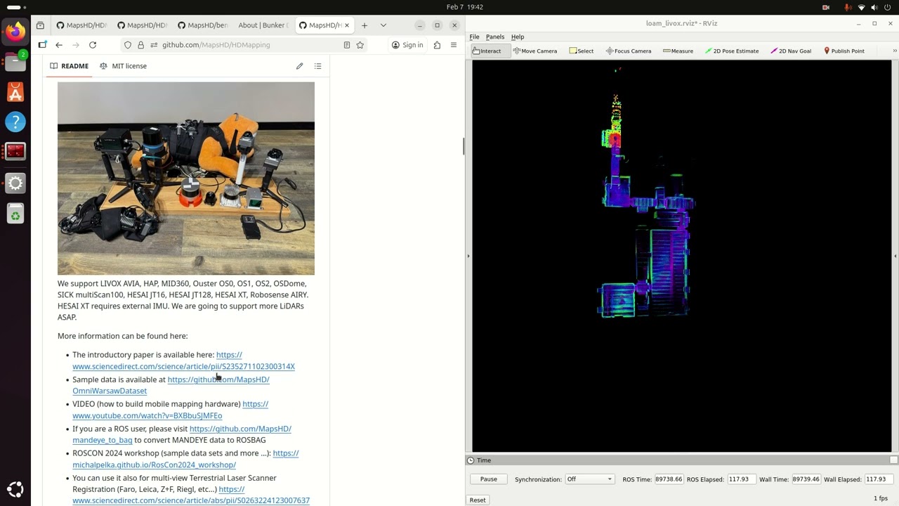 benchmark FAST LIO to HDMapping