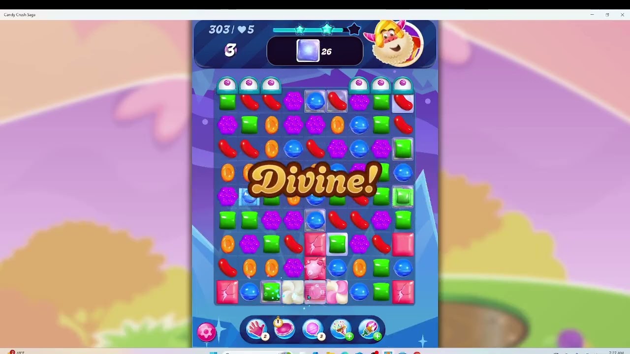 Candy Crush Nightmare Level 303 | F2P Walkthrough with Audio Talkthrough