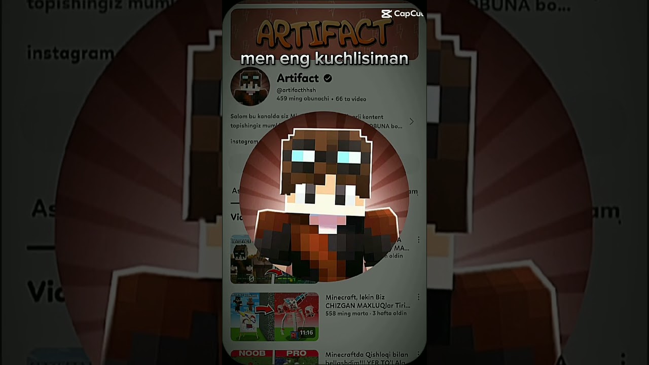Uzb minecraft KidZara vs Artifact 