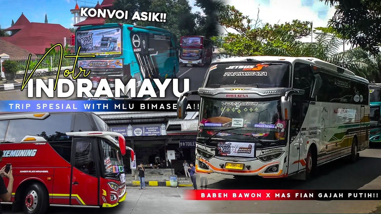 KONVOI ASIK😁[ NGABUBURIT ON THE ROAD TO INDRAMAYU ] With maju lancar utama BIMASENA!!