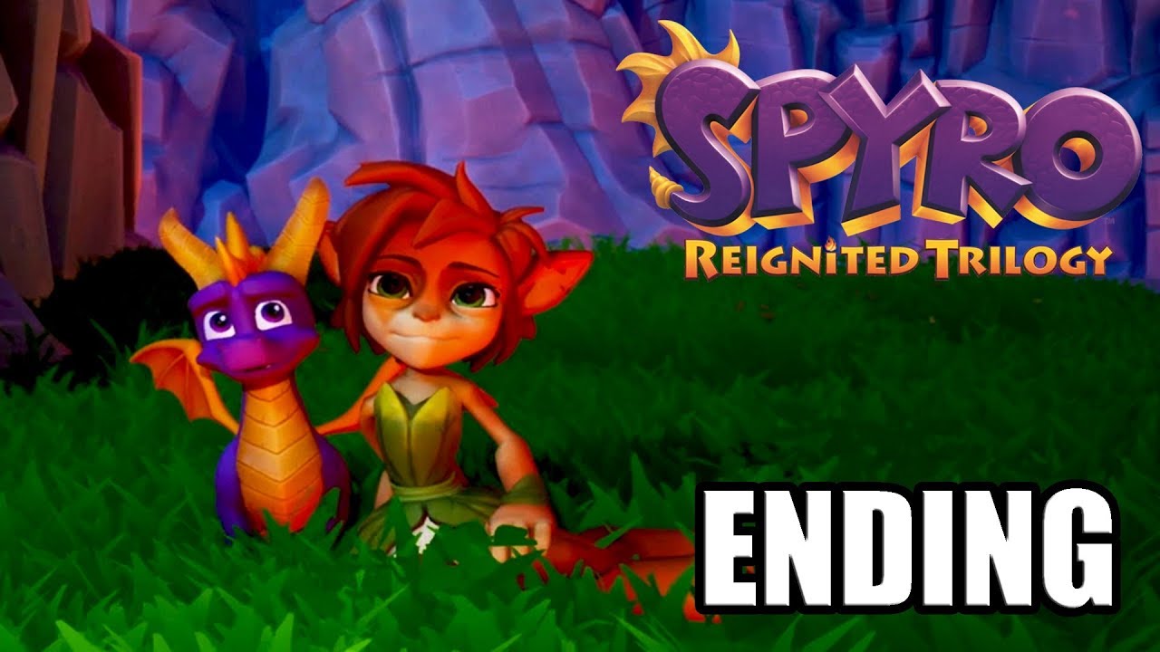 SPYRO REIGNITED TRILOGY - ENDING of Spyro: Year of the Dragon (Spyro & Elora Romantic Moment!)