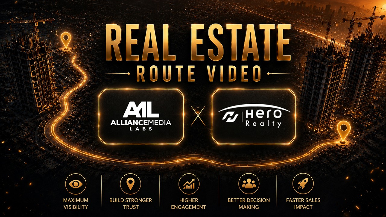 Alliance Media Labs| Real Estate Route Video| Hero Homes| The Palatial| Gurugram Real Estate Videos
