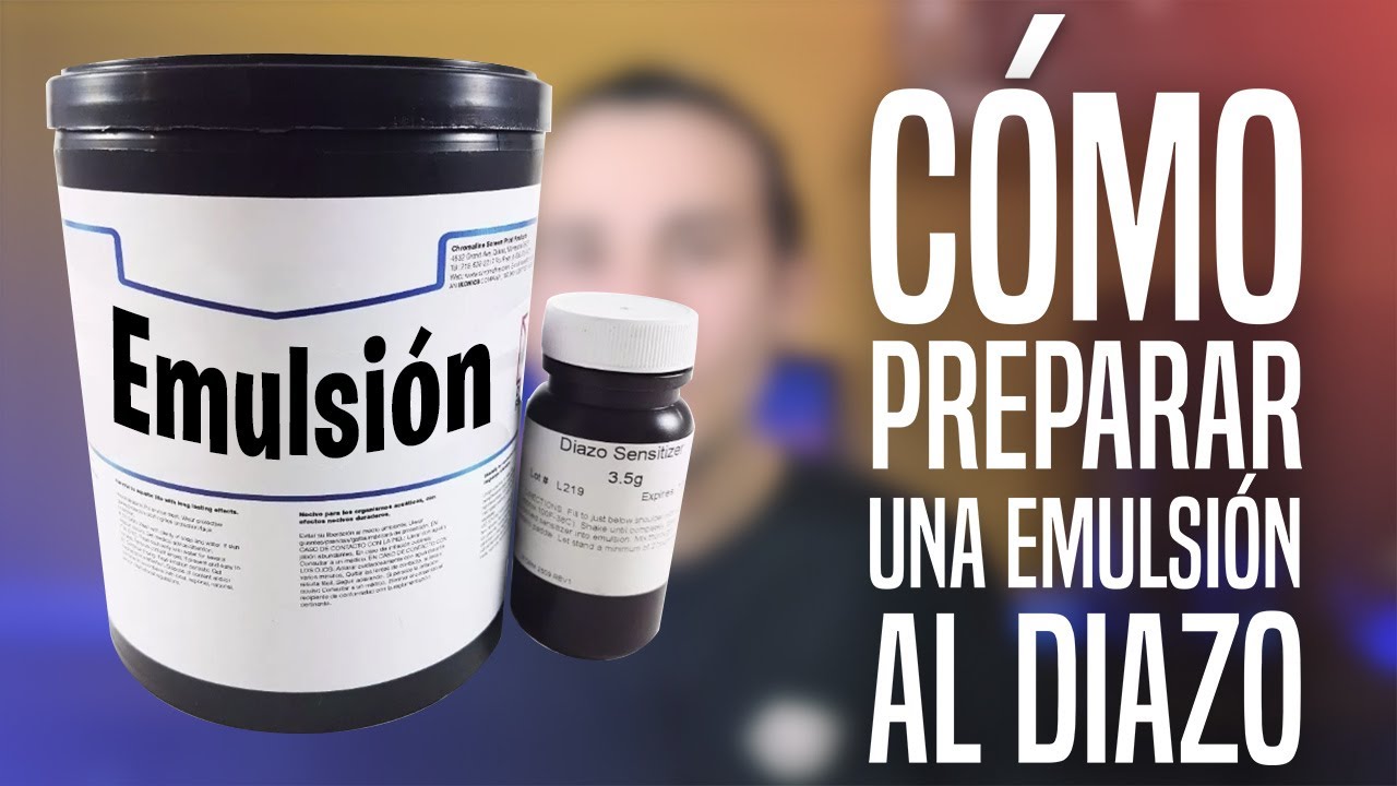 CÓMO PREPARAR UNA EMULSIÓN AL DIAZO /Serigrafía