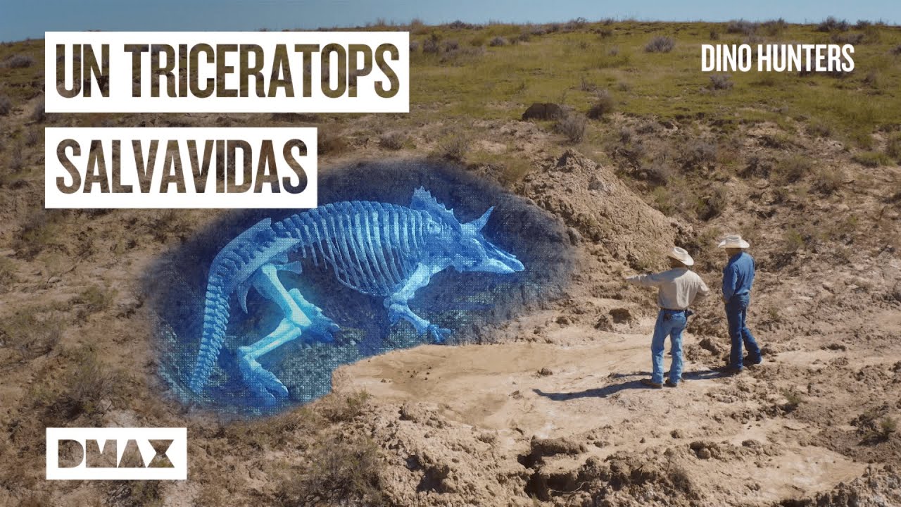 Un tesoro de miles de años: desenterrando el esqueleto de un triceratops  | Dino hunters