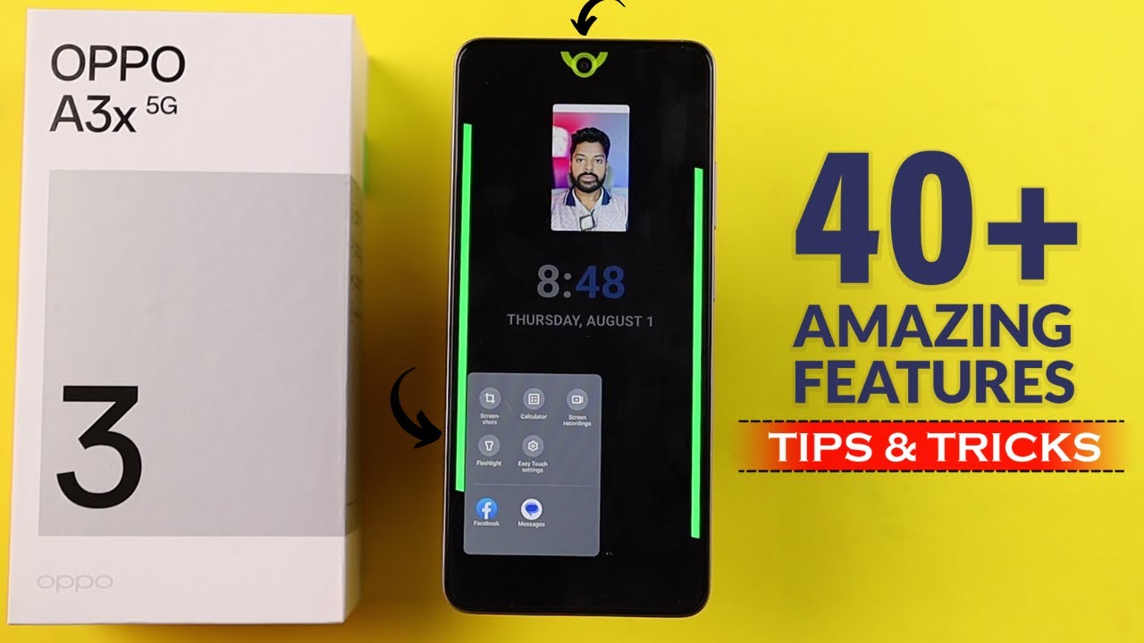 Oppo A3x Tips And Tricks || Oppo A3x Top 40+ Hidden Features