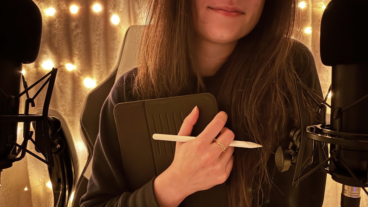 ASMR Close Up Ear to Ear Whispering | Reading You My iphone Notes