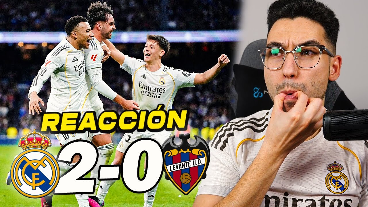 REACCIONES DE UN HINCHA al Real Madrid vs Levante 2-0 *PITADA MONUMENTAL* | ByDiegoX10