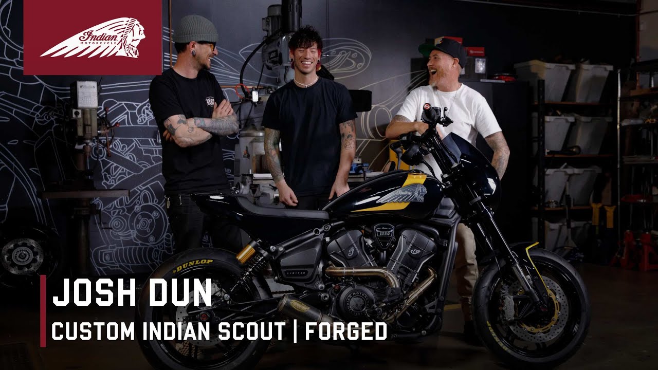 Josh Dun Gets His Custom Indian Scout