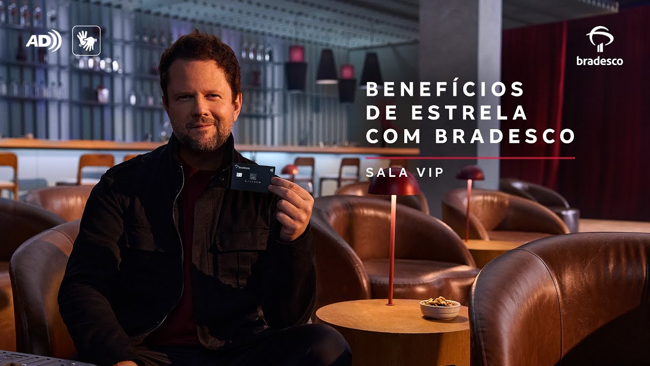 Benefícios de Estrela de Cinema com Bradesco - Na Sala VIP com Selton Melo | Versão Acessível