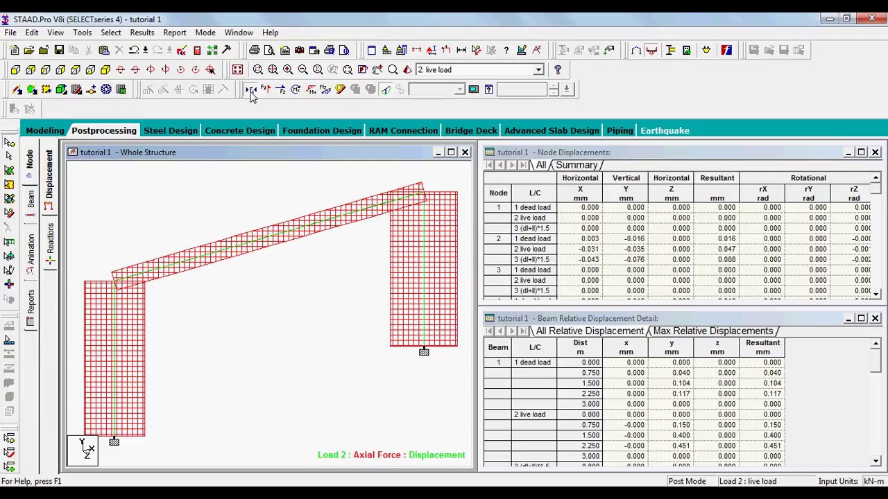 Learn STAAD PRO basics part 1