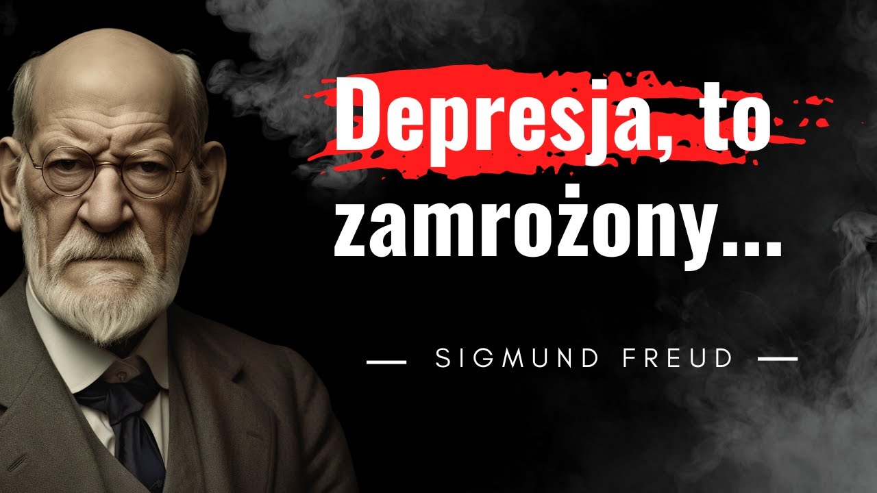 Choroby są często wyrazem problemów emocjonalnych. Nowe cytaty Sigmund Freud i wiedza o zdrowiu.