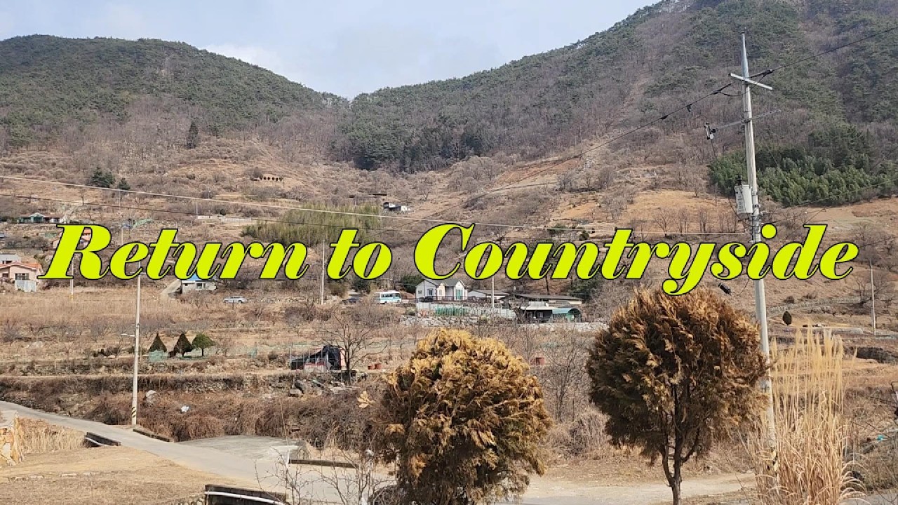 [시골𝐕𝐥𝐨𝐠] 산골에서 힐링하기 🌿