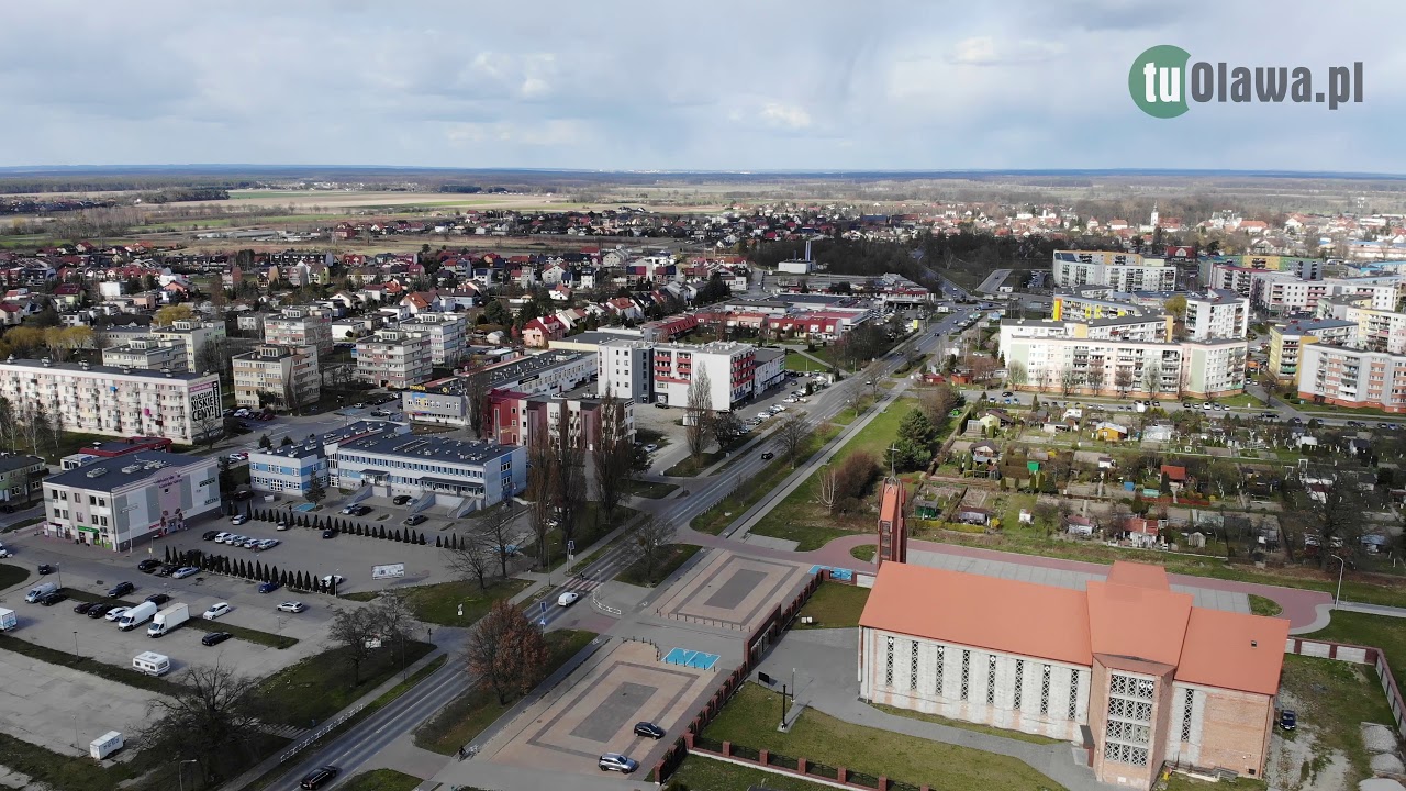 Jelcz-Laskowice z lotu ptaka