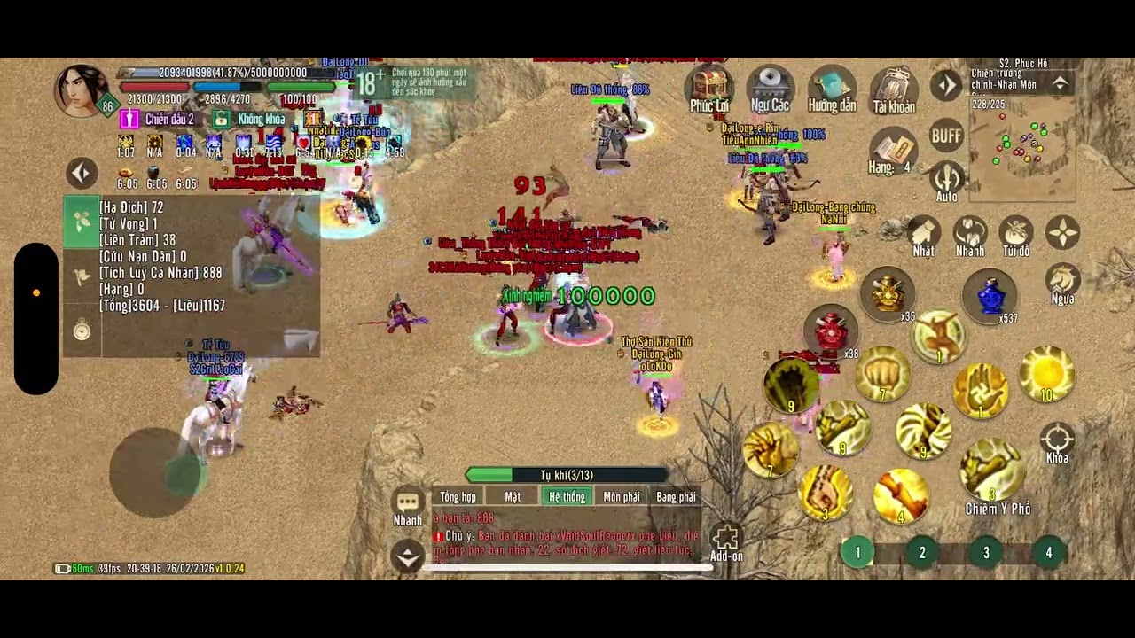 3cGame Tuyệt Tình Cước S2 CTC ngày 27/2/2026 #games #3cgame #vhtk2 #kht2 