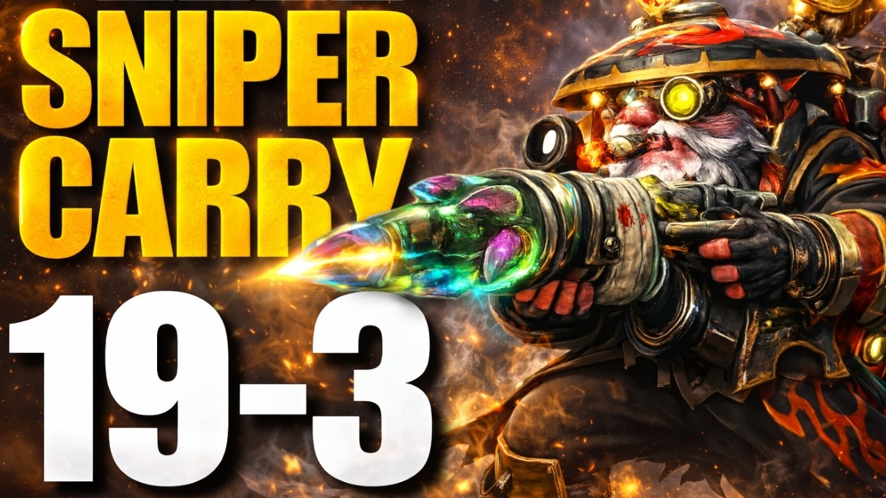 Sniper Carry Feels Crazy Strong in 7.40c | Turbo Gameplay