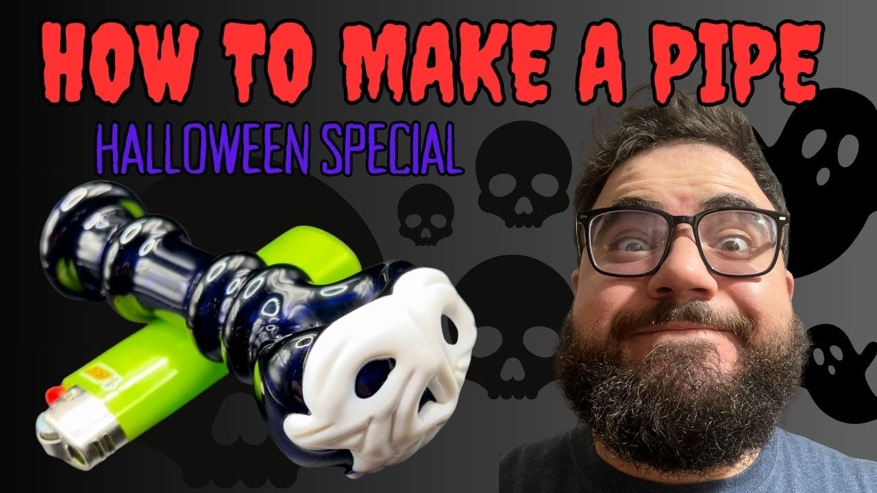 HOW TO MAKE A PIPE - Glass Blowing PROCESS FROM START TO FINISH ( How to Blow Glass )