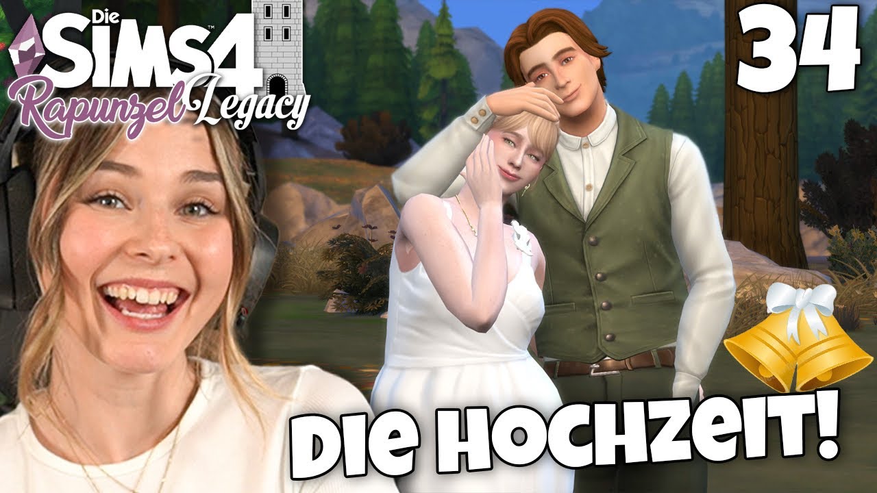 Eine Traumhochzeit mitten im Wald ❤️ - Die Sims 4 Rapunzel Legacy Part 34 | simfinity