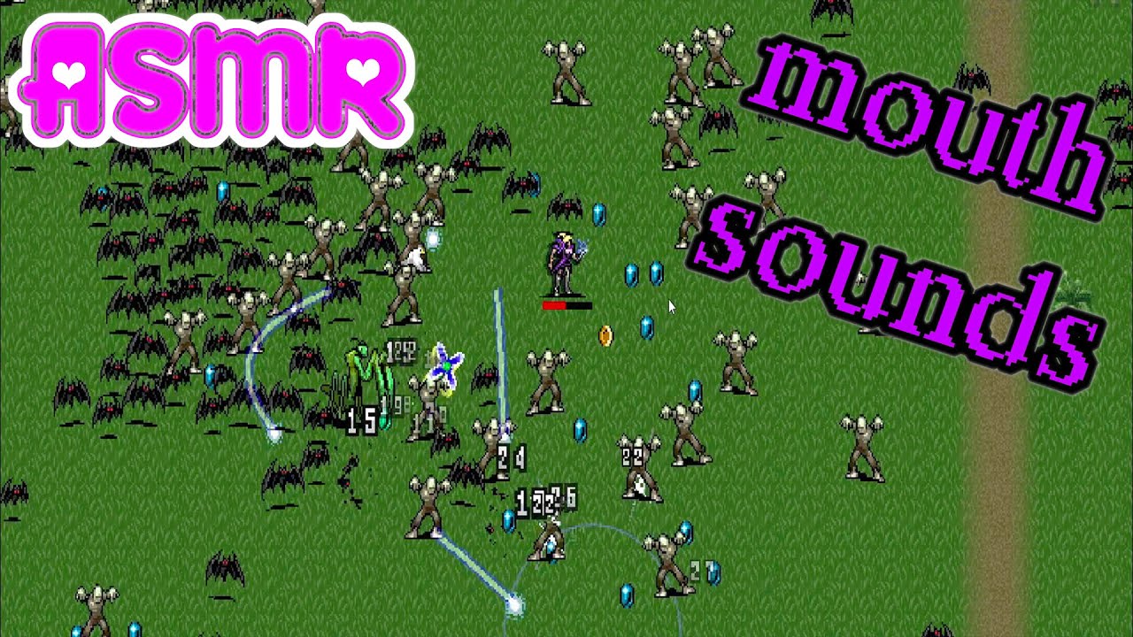 ASMR 🍀 Vampire Survivors Relaxing Mouth Sounds 💤