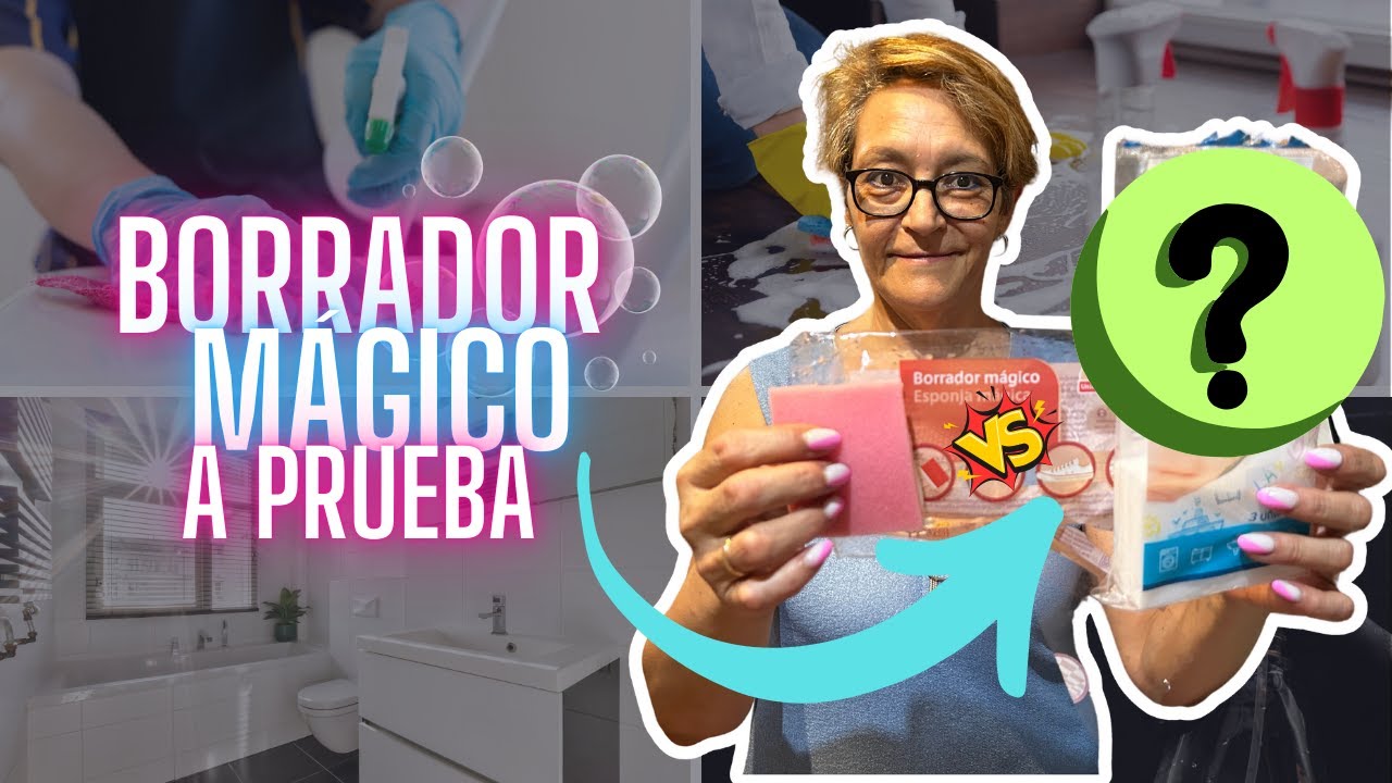 🧼 ¿FUNCIONAN LOS BORRADORES MÁGICOS PARA LIMPIAR?🧽 ¡PRUEBA REAL! 🔥 COMPARAMOS EL DE MERCADONA Y...