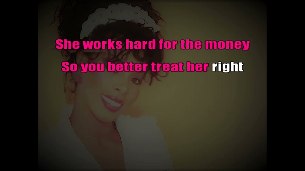 Donna Summer - She Works Hard For The Money (Karaoke)