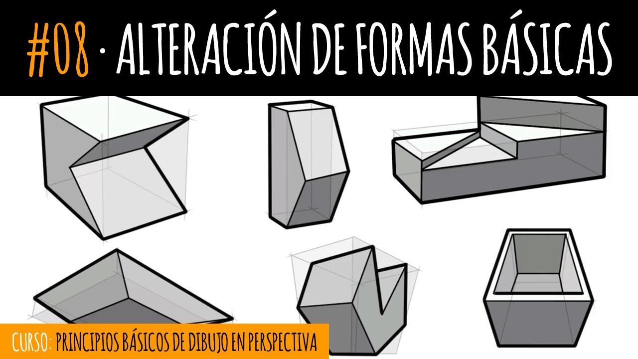 Alteración de formas básicas (Curso de dibujo)